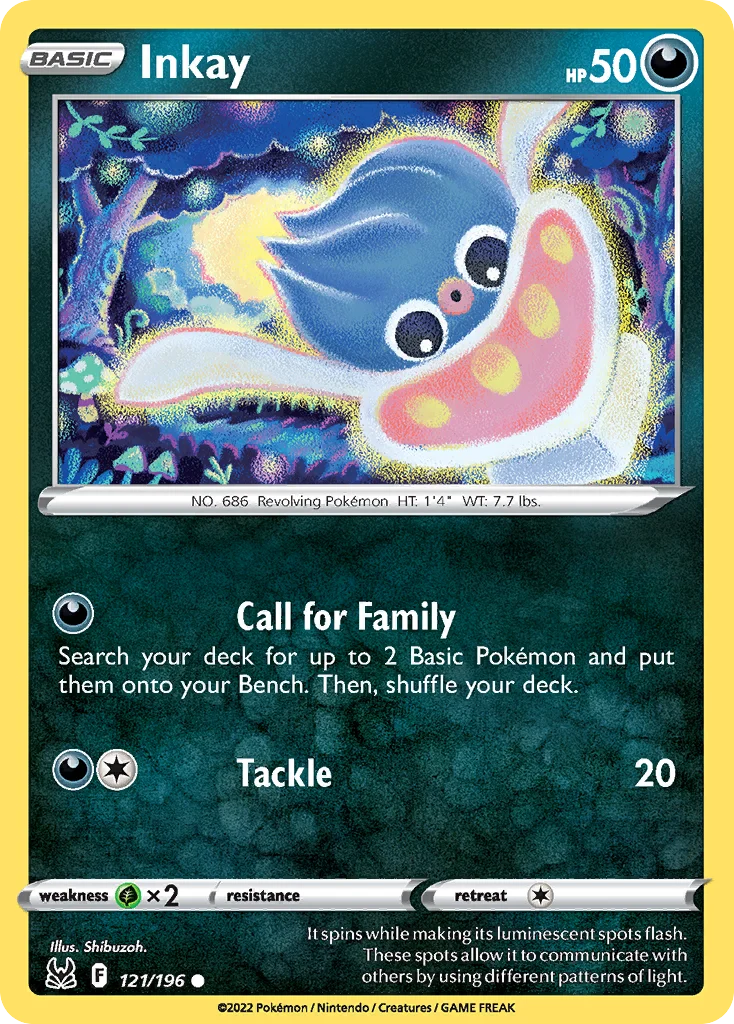 Inkay 121/196 Common