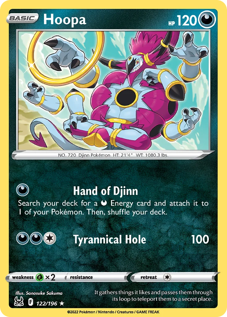Hoopa 122/196 Rare