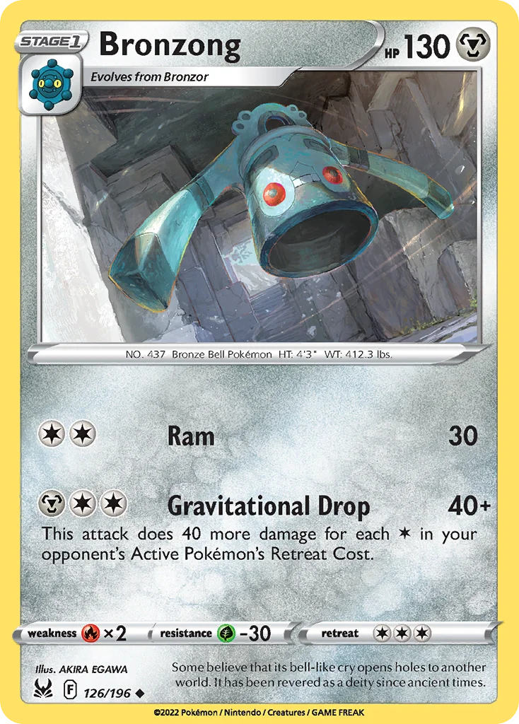 Bronzong 126/196 Uncommon