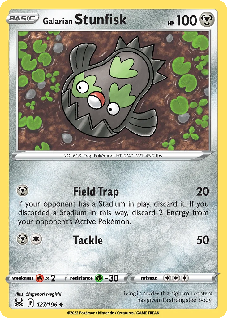 Galarian Stunfisk 127/196 Uncommon