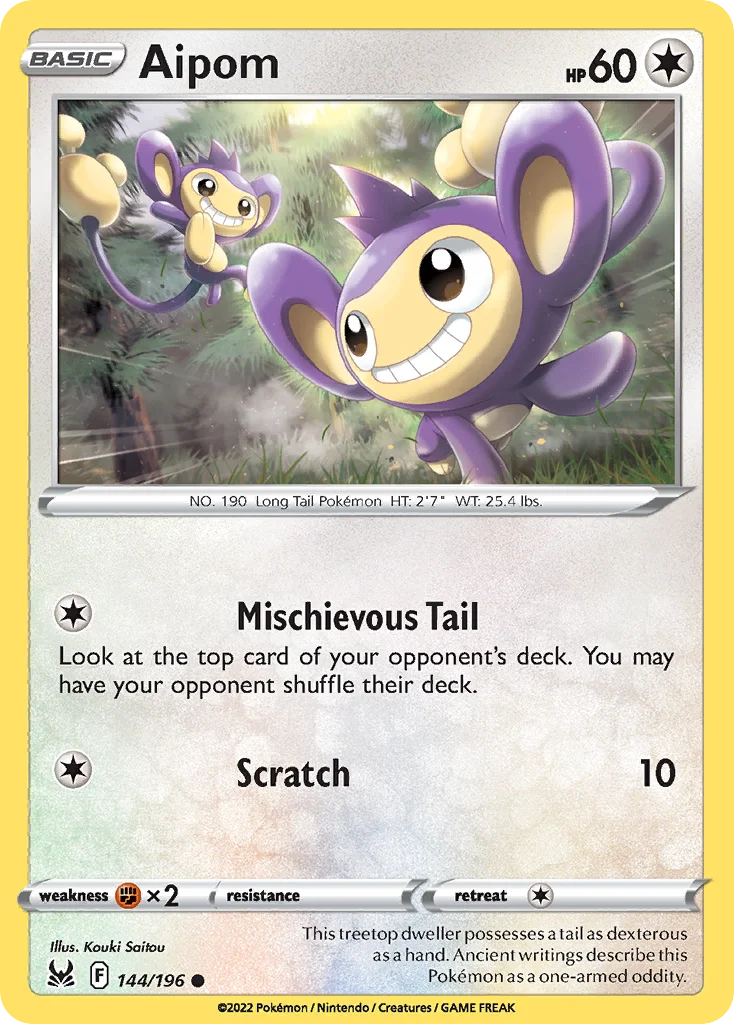 Aipom 144/196 Common