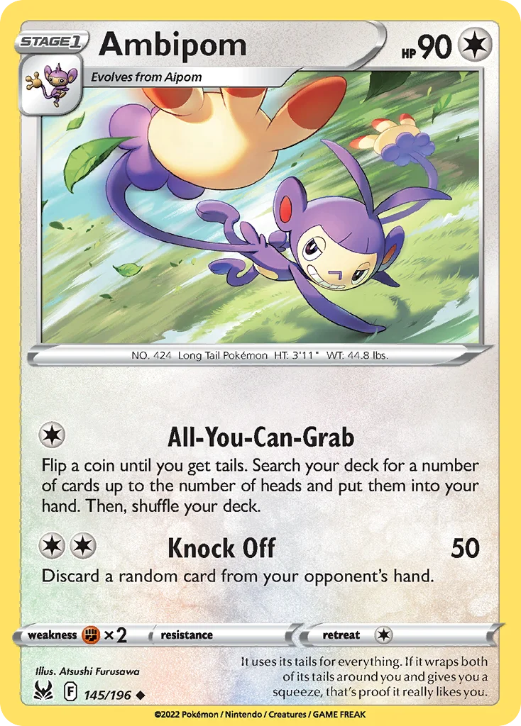 Ambipom 145/196 Uncommon