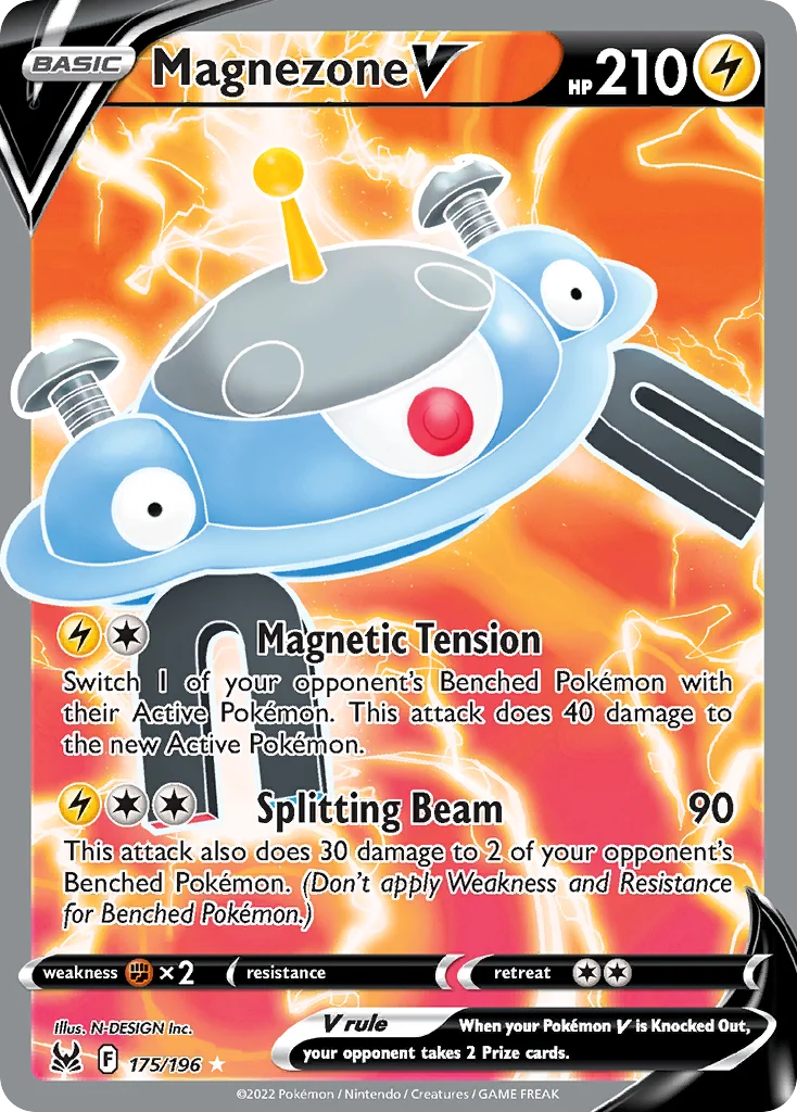 swsh11-175 Magnezone V 175/196 Rare ultra