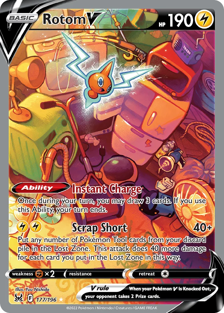 swsh11-177 Rotom V 177/196 Rare ultra