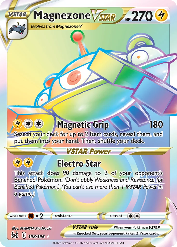 Magnezone VSTAR 198/196 Rare rainbow