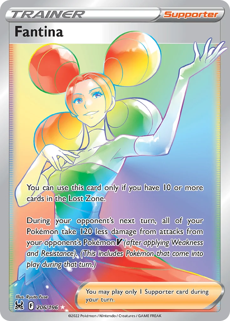 Fantina 206/196 Rare rainbow
