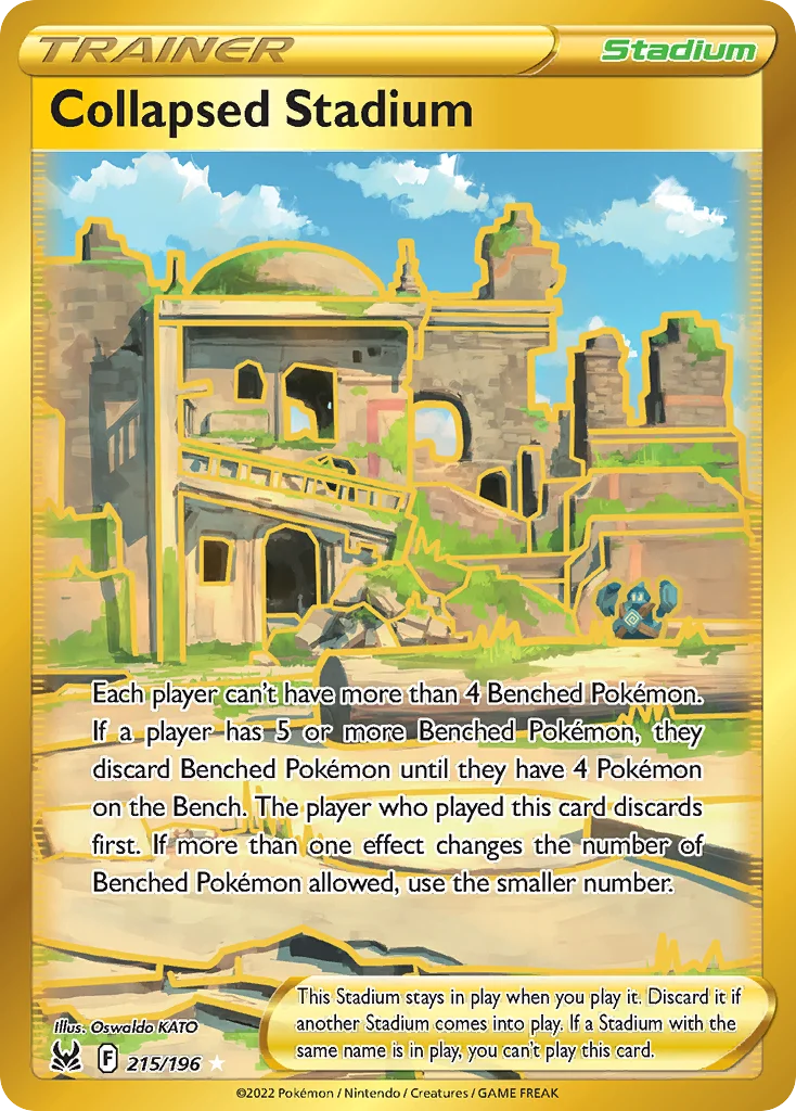 Collapsed Stadium 215/196 Rare secret