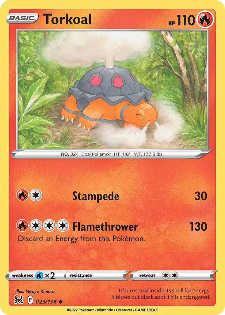 swsh11-23 Torkoal 023/196 Uncommon