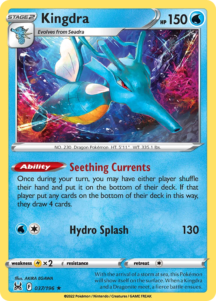 Kingdra 037/196 Rare holo