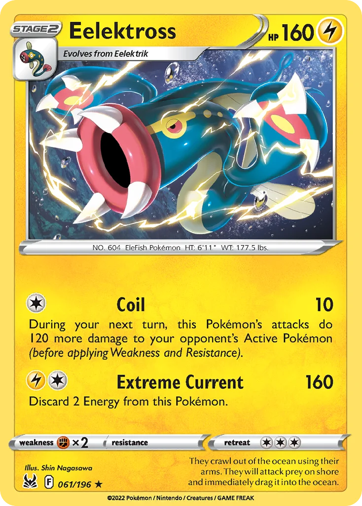 Eelektross 061/196 Rare