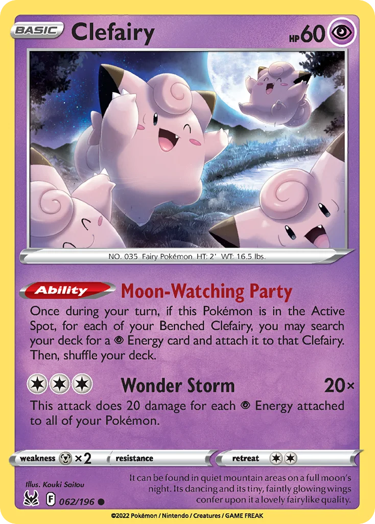 Clefairy 062/196 Common