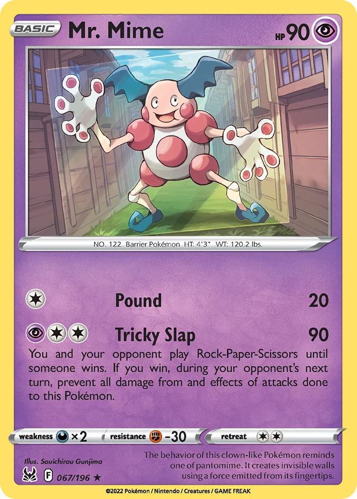 Mr. Mime 067/196 Rare