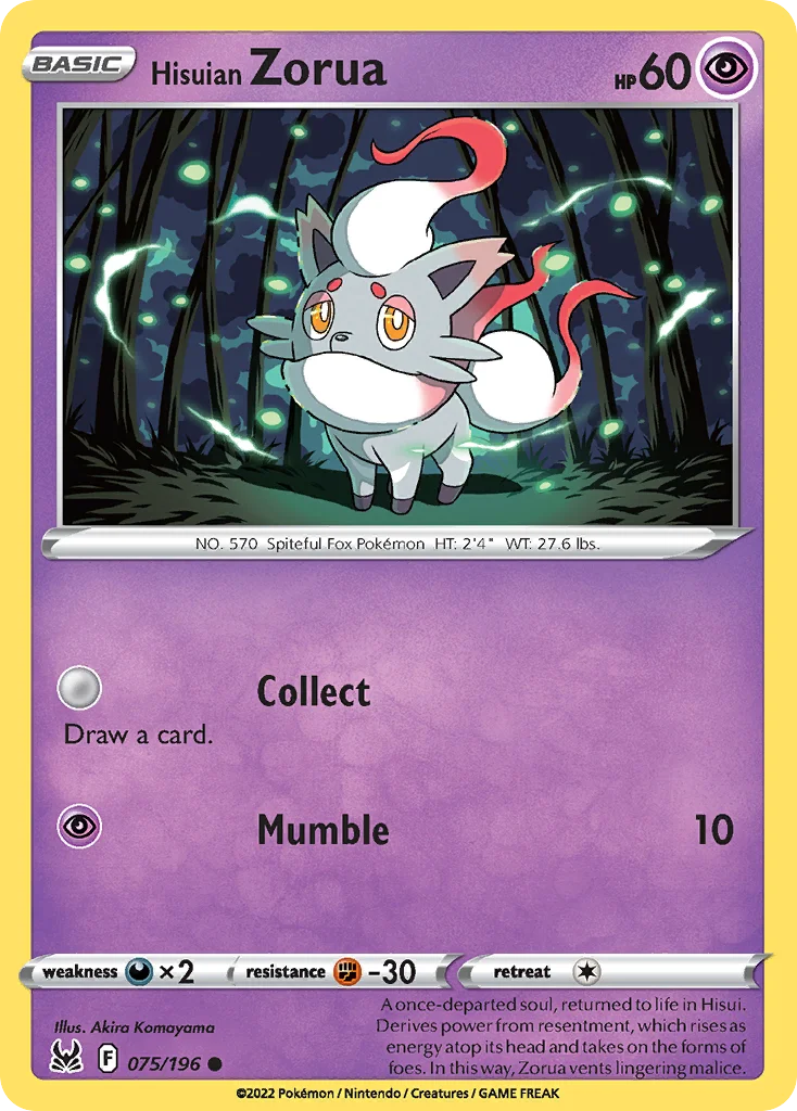 Hisuian Zorua 075/196 Common
