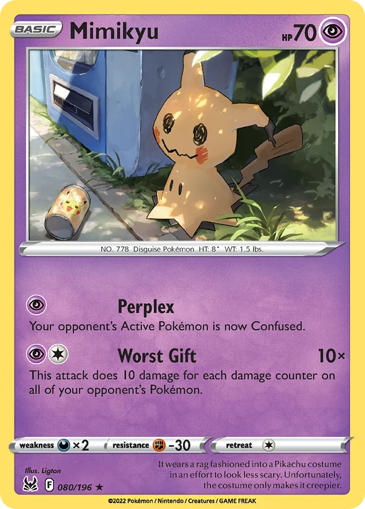 Mimikyu 080/196 Rare