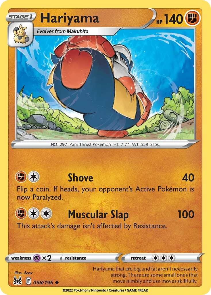 Hariyama 098/196 Uncommon
