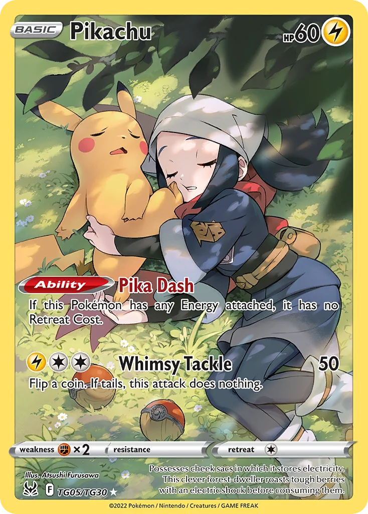 Pikachu TG05/TG30 Trainer gallery rare holo