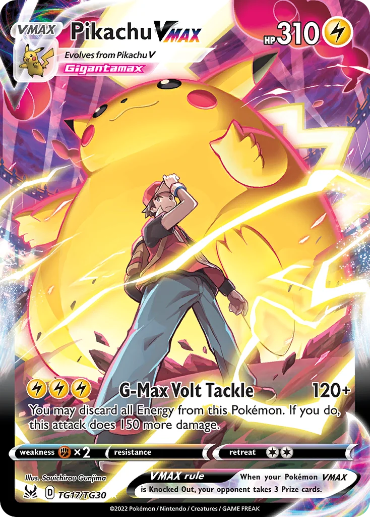 Pikachu VMAX TG17/TG30 Rare holo vmax