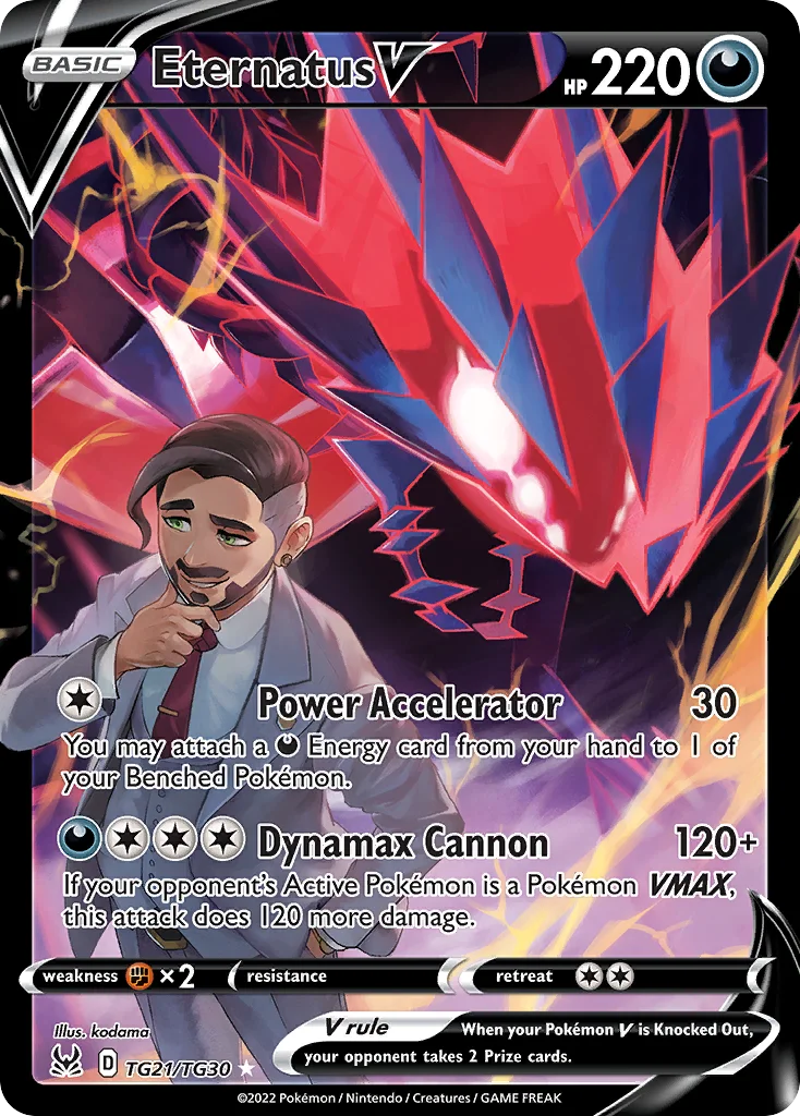 Eternatus V TG21/TG30 Rare holo v