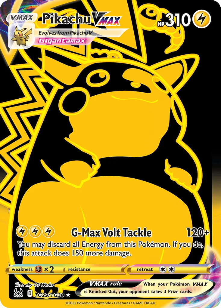 Pikachu VMAX TG29/TG30 Rare secret