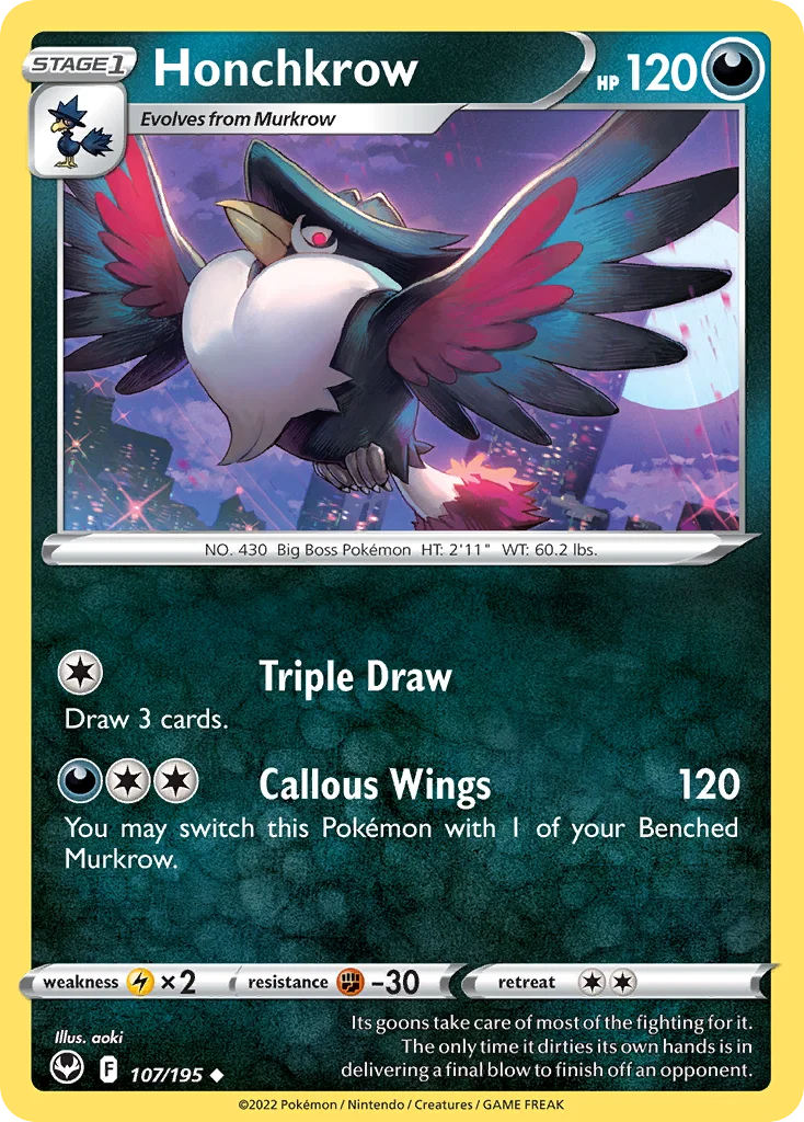 Honchkrow 107/195 Uncommon