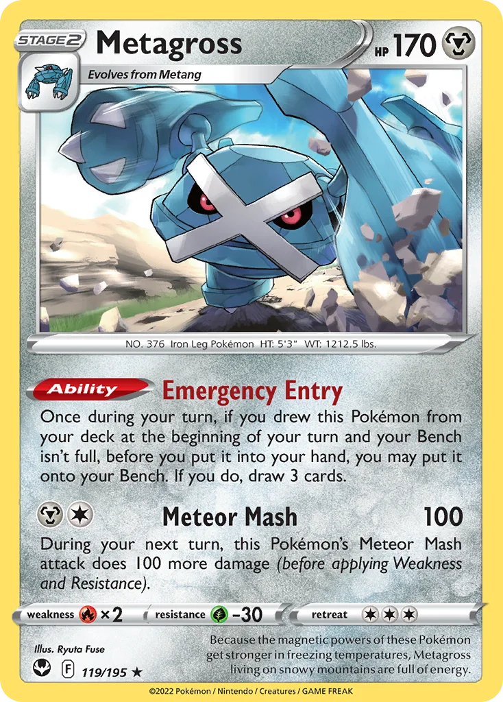 Metagross 119/195 Rare holo
