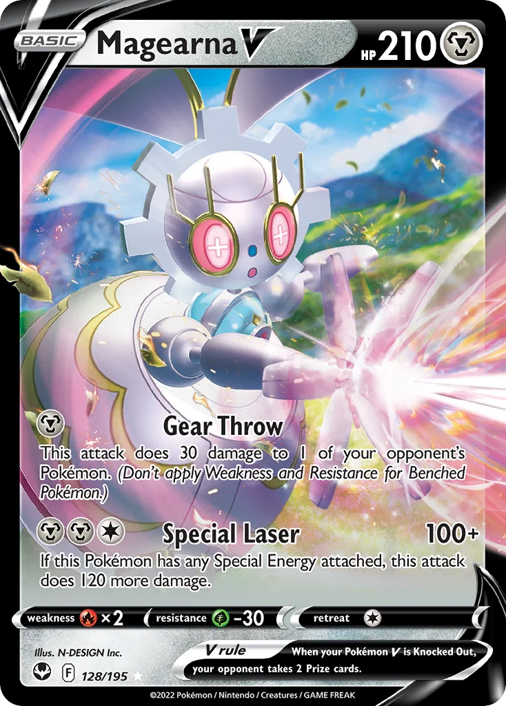 swsh12-128 Magearna V 128/195 Rare holo v