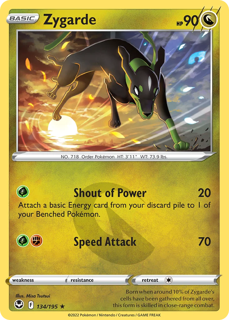 swsh12-134 Zygarde 134/195 Rare
