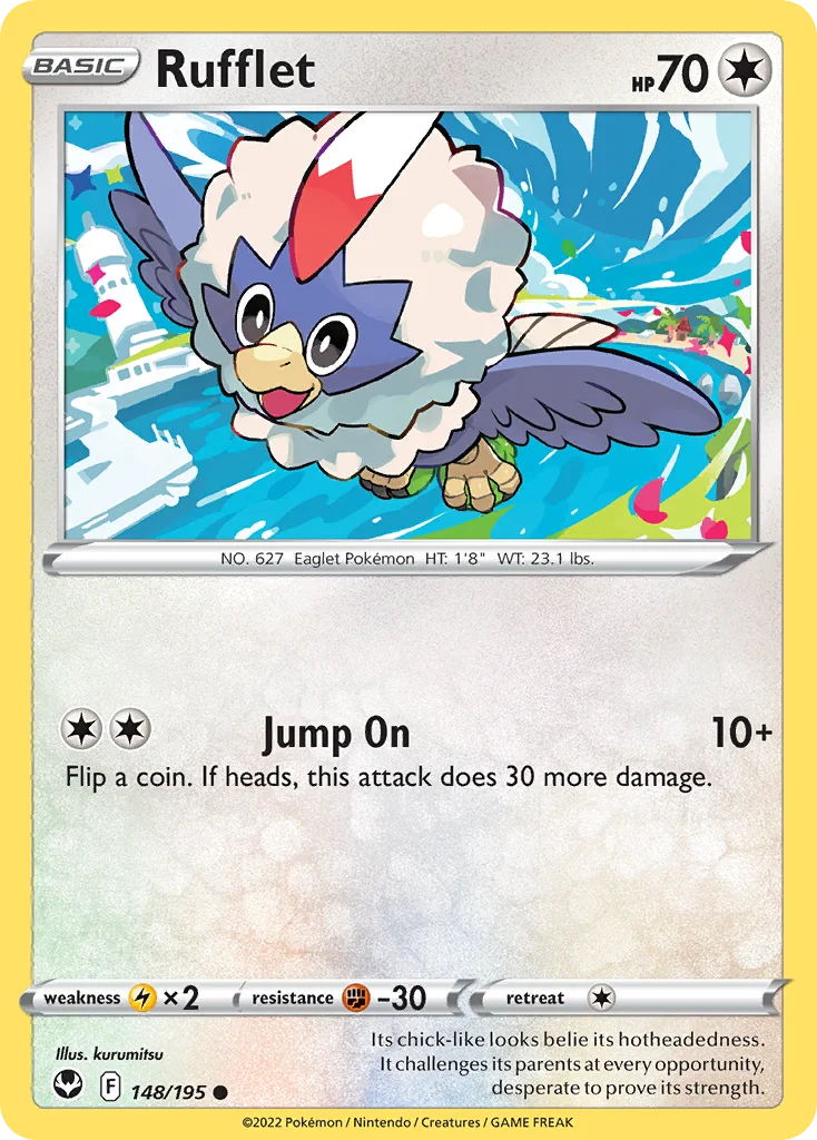 swsh12-148 Rufflet 148/195 Common