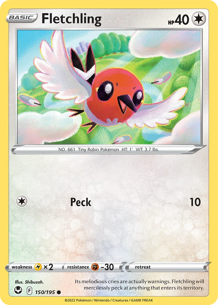 swsh12-150 Fletchling 150/195 Common