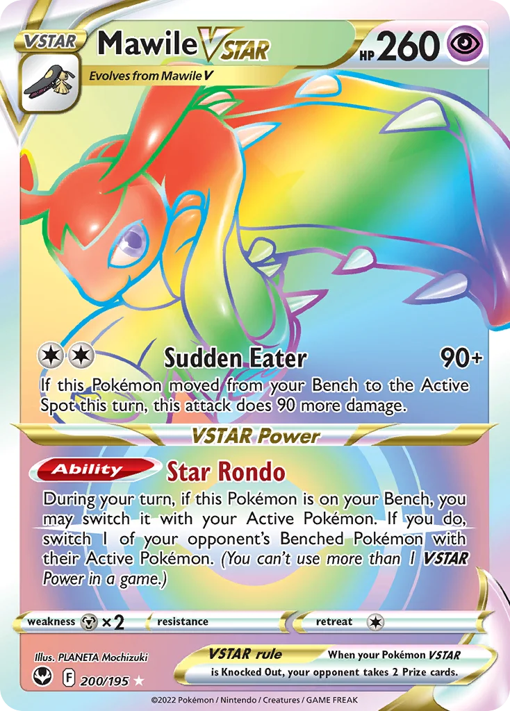 Mawile VSTAR 200/195 Rare rainbow