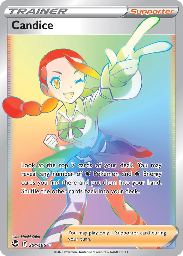 Candice 204/195 Rare rainbow