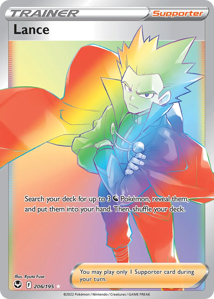 Lance 206/195 Rare rainbow