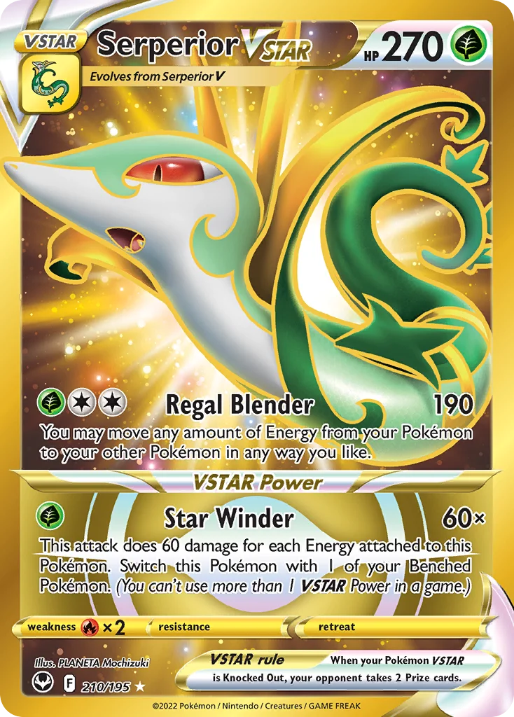 Serperior VSTAR 210/195 Rare secret