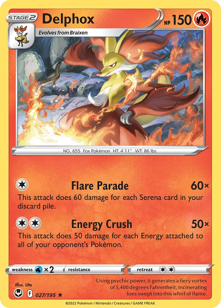 Delphox 027/195 Rare