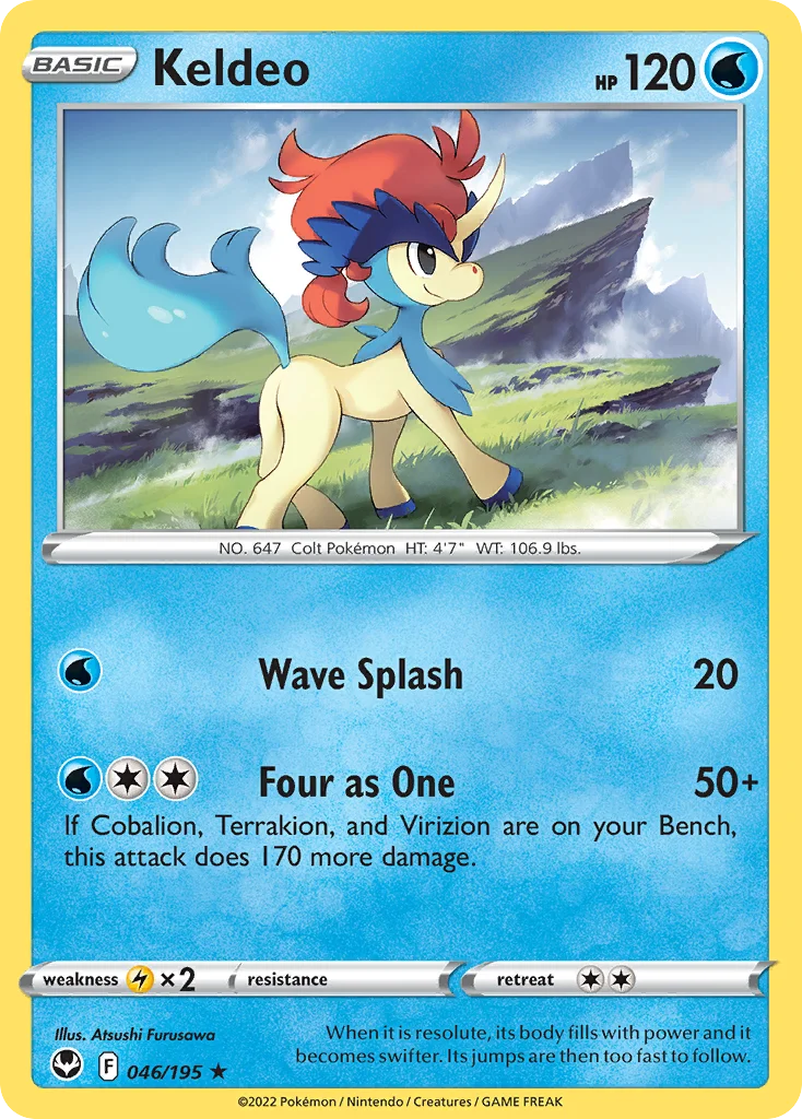 Keldeo 046/195 Rare