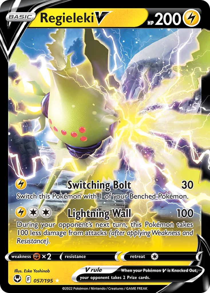 Regieleki V 057/195 Rare holo v