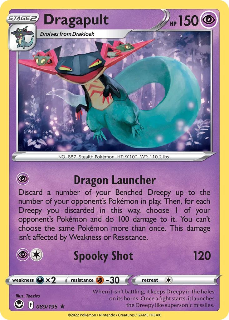 Dragapult 089/195 Rare holo