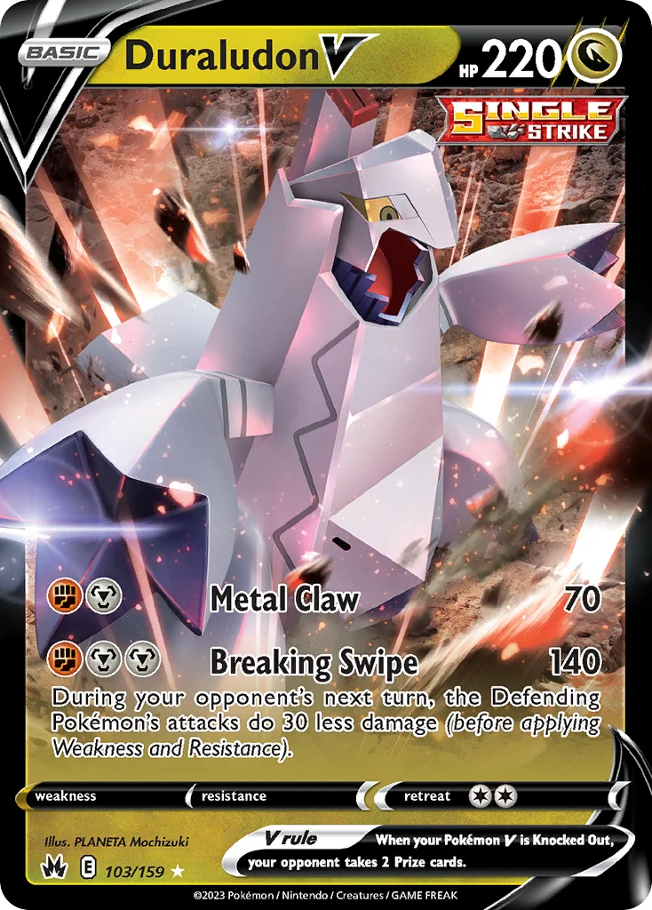 Duraludon V 103/159 Rare holo v