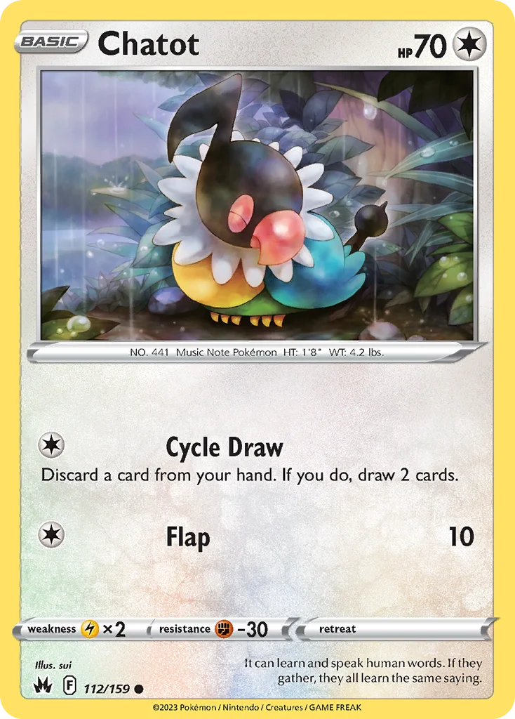 Chatot 112/159 Common