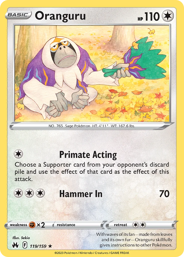 Oranguru 119/159 Rare