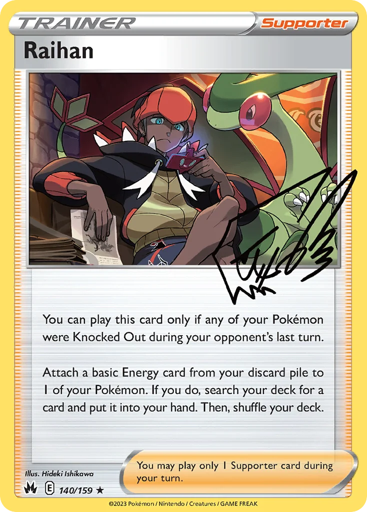 Raihan 140/159 Rare holo