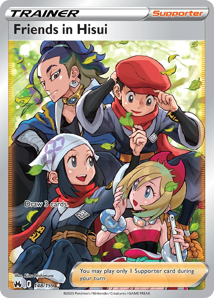 Friends in Hisui 148/159 Rare ultra