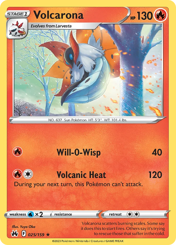 Volcarona 025/159 Rare