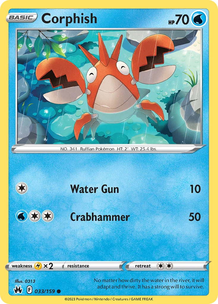Corphish 033/159 Common