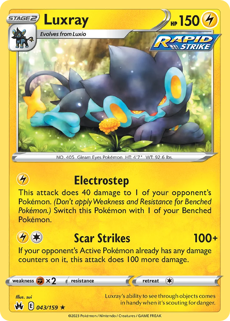 Luxray 043/159 Rare