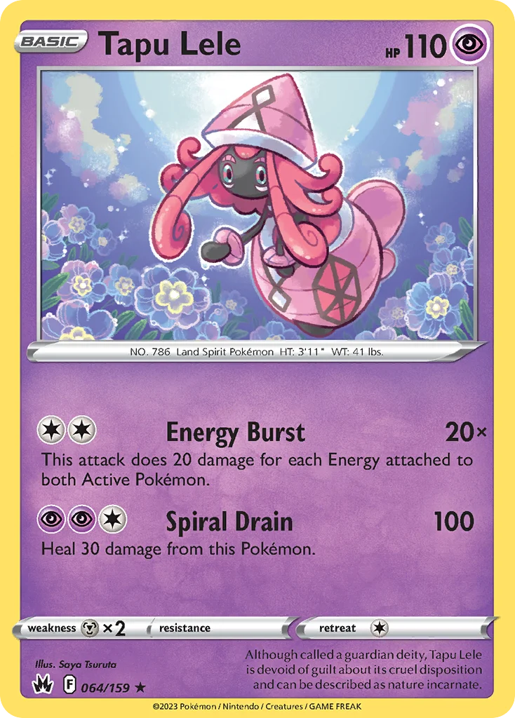 Tapu Lele 064/159 Rare holo