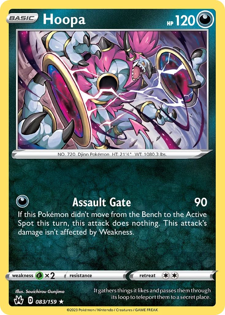 Hoopa 083/159 Rare holo