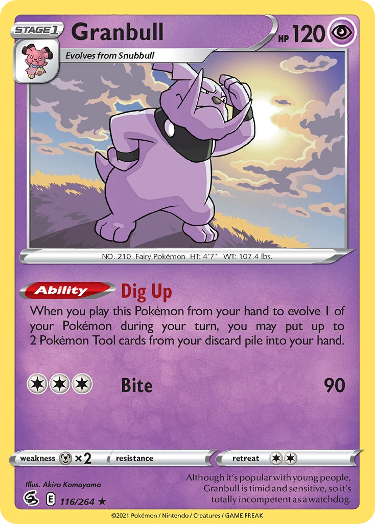 Granbull 116/264 Rare