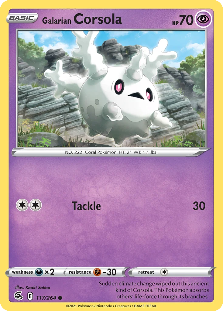Galarian Corsola 117/264 Common