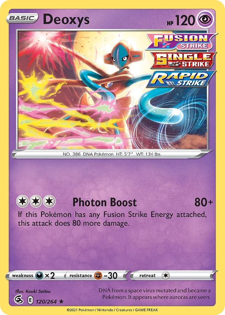 Deoxys 120/264 Rare holo
